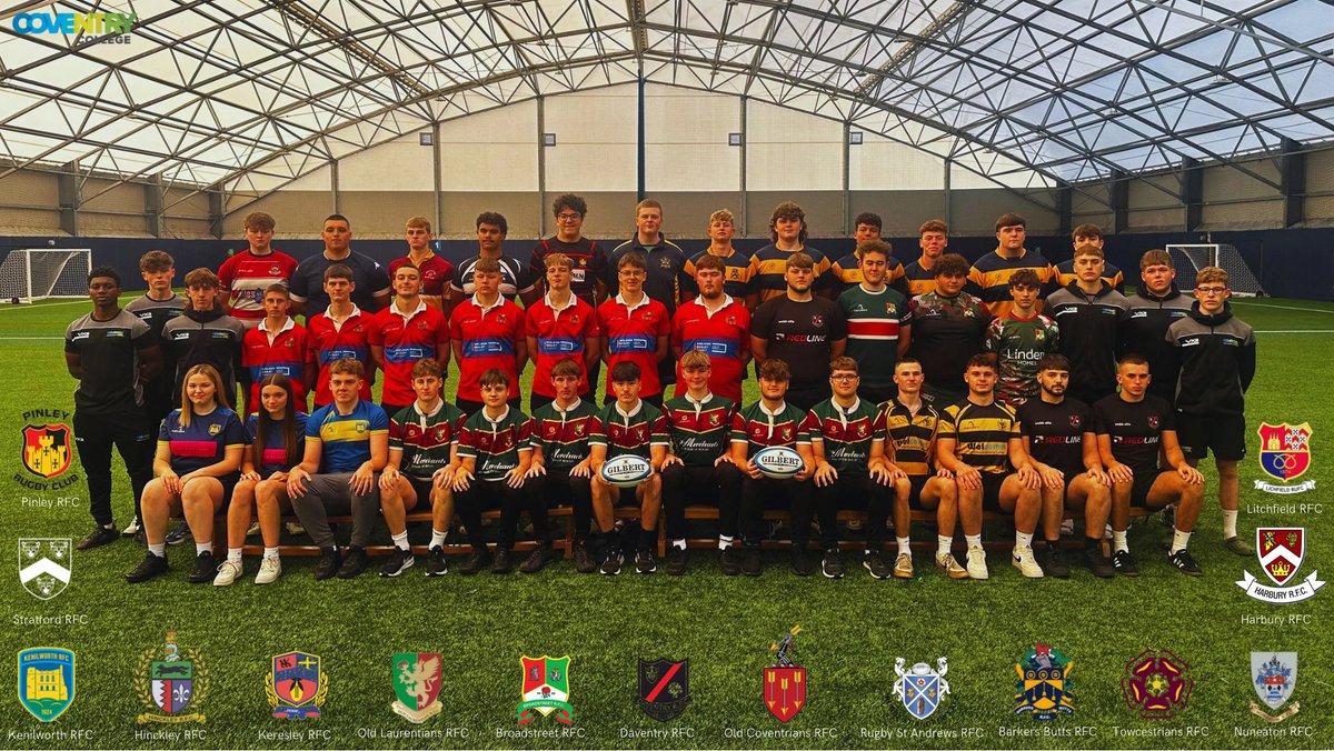 Proudly supporting Rugby Clubs across the Midlands <a href="/coventrycollege/">Coventry College</a> recognising the 15 Rugby Clubs and all the amazing work they have put in to the developing and supporting the players @covcollegerugbyacademy #covcollege #playerpathway #thejourney