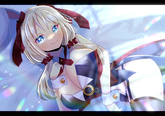 ハピメアの弥生・B・ルートウィッジを描かせて頂きました!リクエスト有難うございます #Skeb #ハピメア #弥生・B・ルートウィッジ 