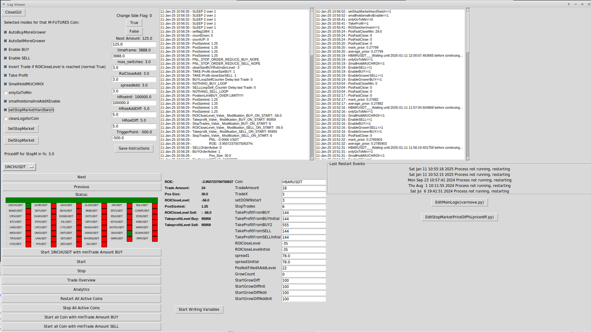 PruxC's tweet photo. Last state of it #wt95 #btc #trading #tools #python #exe_canbuilt_but_i_can_have_windows_computer #Ultimate #TraRyTradeInc  my old bot release,  will add requirements.txt  today ;-) may easier for ussage so you dont need to go true the pip install show...P https://t.co/cRAGSavL54