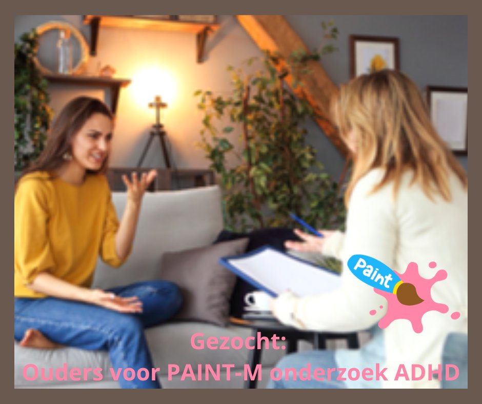 Wil je hulp bij het gedrag van je kind met #ADHD? Meld je dan aan voor het PAINT-M onderzoek! Je krijgt dan een gratis workshop over omgaan met gedrag van je kind en je ontvangt een financiële vergoeding voor je deelname. balansdigitaal.nl/oproep-onderzo… <a href="/PAINTstudies/">PAINT</a>