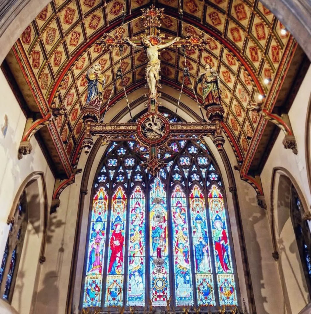 “Give thanks to the Lord, for he is good;
    his love endures forever.”
— Psalm 136:1

(Shrewsbury Cathedral)
