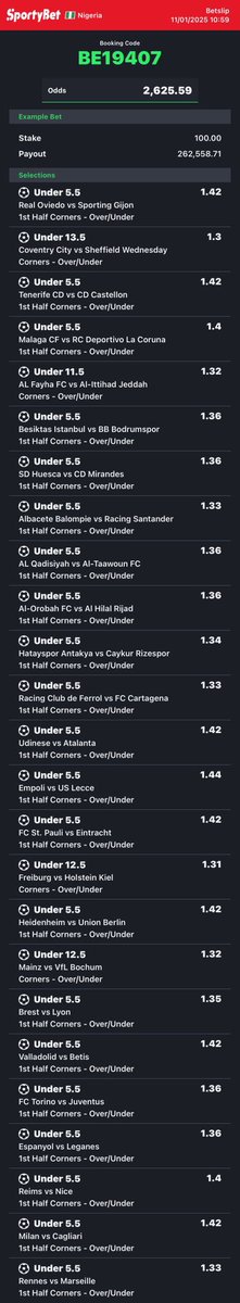 <a href="/officialmoore7/">Moore Tips</a> 8610A79 953A04B -Main games. 

Both combo🚨
2.6kodds.
BE19407 -sporty👩‍💻 

Follow 4 combination of codes 2 ur preferred bookies! 

Retweet 4 larger audience😤🗣️

RANGE AT 2.6KODDS FLEX N ✍️ 🚨