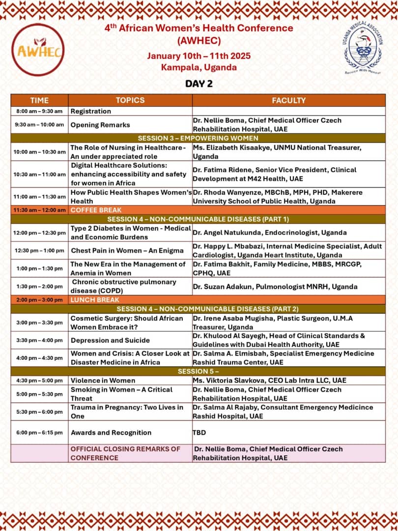 #HappeningNow The 4th African Women’s Health Conference brings together a variety of experts to address prevalent and high-risk conditions affecting women. It offers a unique platform to share knowledge and strategies that improve women’s health outcomes.
#AWHEC2025 #WomensHealth