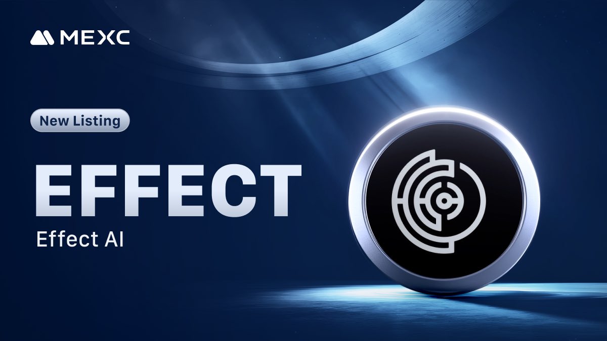We're thrilled to announce that the <a href="/effectaix/">Effect AI</a> Kickstarter has concluded and $EFFECT will be listed on #MEXC!

🔹Deposit: Opened
🔹EFFECT/USDT Trading: 2025-01-11 12:00 (UTC)

Details: mexc.com/support/articl…