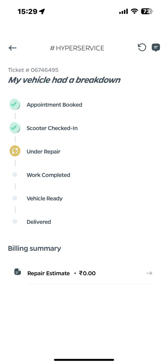 Shreeramguy's tweet photo. @OlaElectric Worst After Sales Service,Vehicle’s been giving trouble since day 1 of this year.

Pathetic! https://t.co/LG8ND4swfc