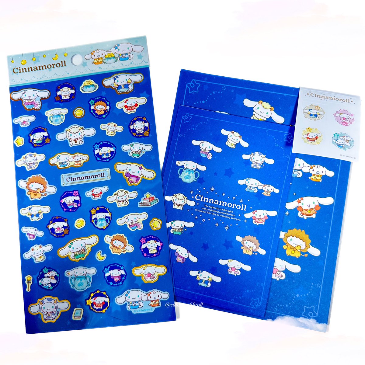 キャンドゥで見つけた12星座シナモン️️꙳⟡ シールとレターセットが