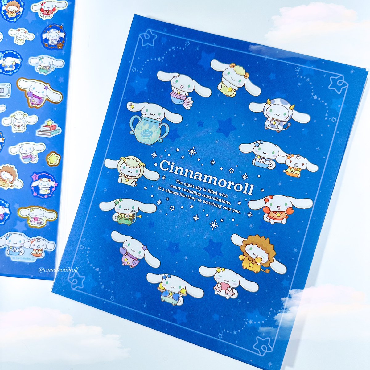 キャンドゥで見つけた12星座シナモン️️꙳⟡ シールとレターセットが