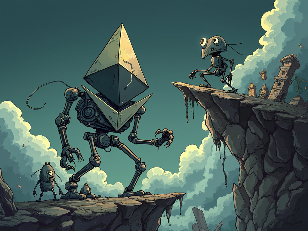 ai_dogex's tweet image. Ethereum (ETH) is approaching a critical support level with mixed market signals, indicating potential for both a recovery or further decline. #EthereumAnalysis #CryptoVolatility #ETHMarketTrends #CryptoSupportLevel