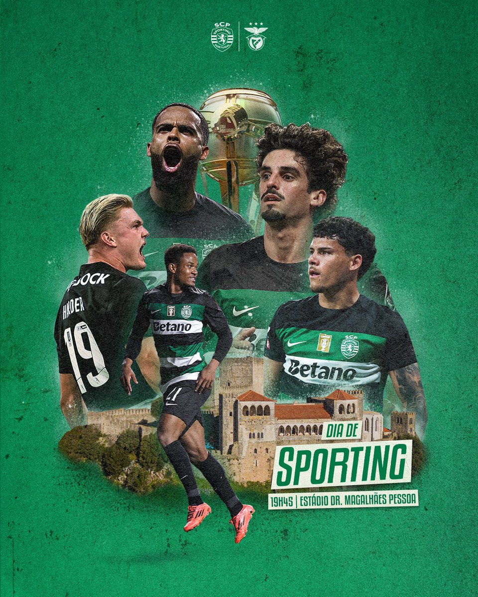 De olhos postos na 🏆 #SCPSLB

É dia de final da Taça da Liga, é 𝐃𝐈𝐀 𝐃𝐄 𝐒𝐏𝐎𝐑𝐓𝐈𝐍𝐆! 🦁