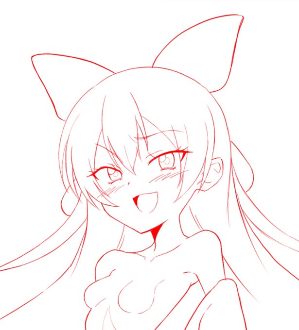 依頼絵の進捗です 