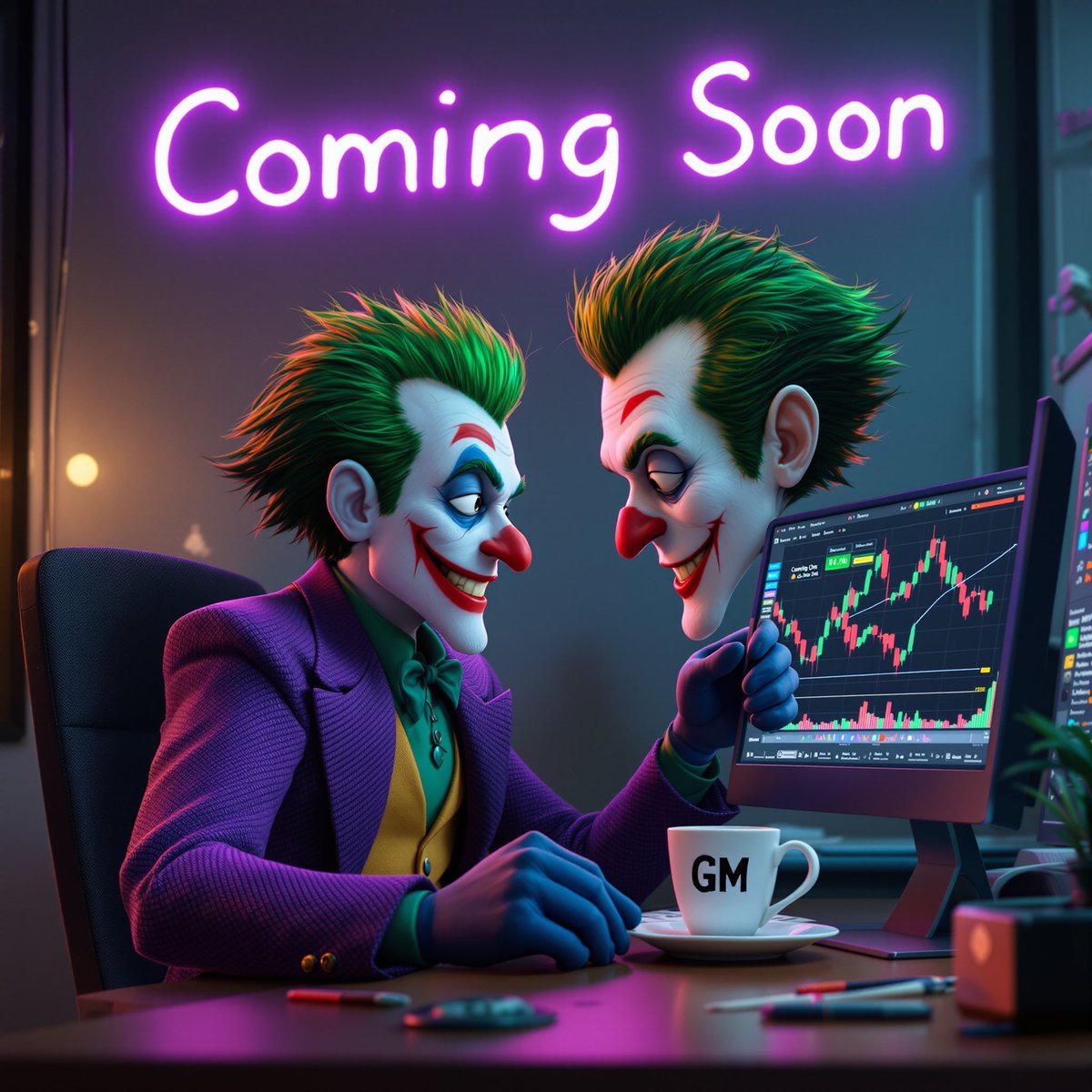 hokerrhbar's tweet photo. I love this toy sitting on my screen while I trade.
Coming soon...
@memejobfun #hbar #Memeseason https://t.co/G2lGvLftxi