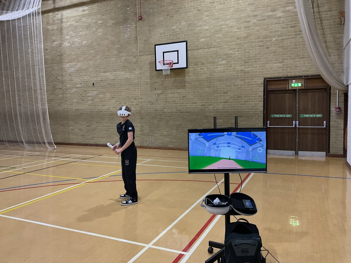 A few of our students tried out VR Cricket during their cricket tuitions this week 🏏🔥

We look forward to welcoming Runmaka VR founder Julian Wyatt later in the month for a demo session with our batters 🏏 

#AmpleforthCollege #AmpleforthSport #AmpleforthCricket #VRCricket