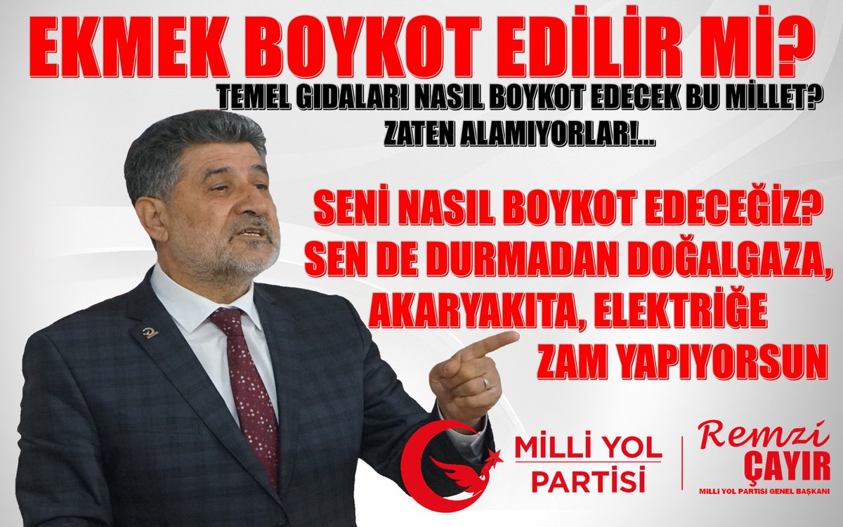 SENİ NASIL BOYKOT EDECEĞİZ? SEN DE, AKARYAKIT, DOĞALGAZ, ELEKTRİK, VERGİ, HARÇ VS. DURMADAN ZAM YAPIYORSUN!