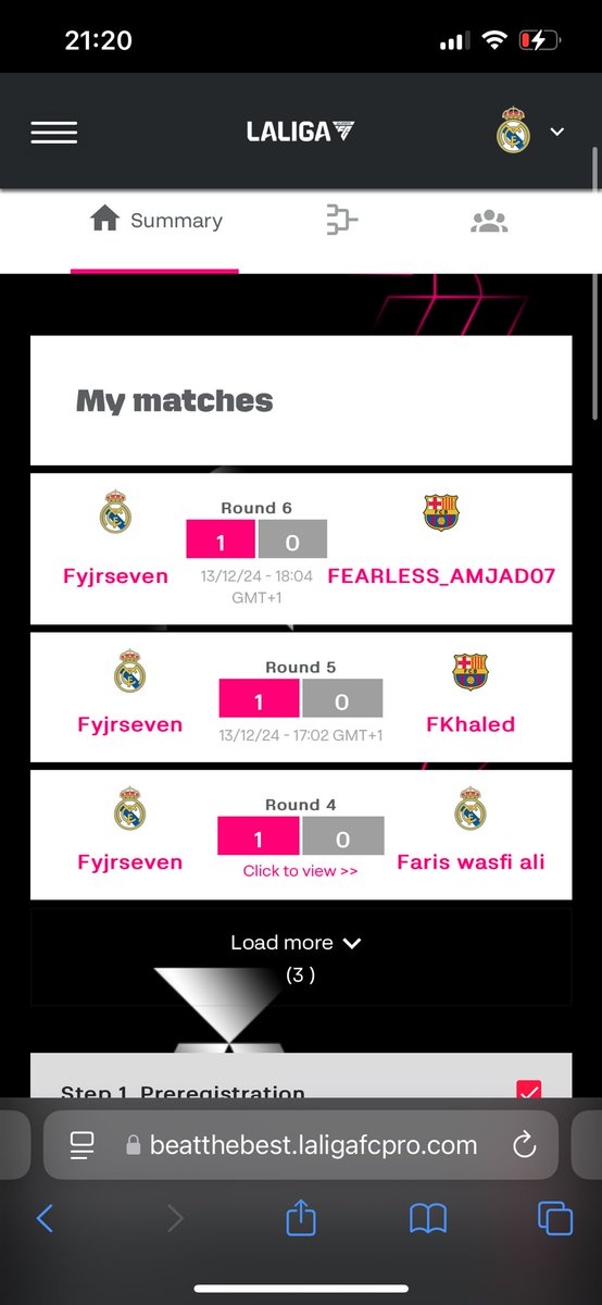 fyjrseven's tweet photo. Just won the grand finale of eLaLiga challenge vs the Egyptian champ 6-5 
+500$
Secured a spot in the final tournament in April in Spain 🇪🇸
Representing morroco 🇲🇦
Hope I’m gonna raise the flag high ☝️🤍
#elaliga #LALIGAFCFUTURES https://t.co/emCTVgxlpL