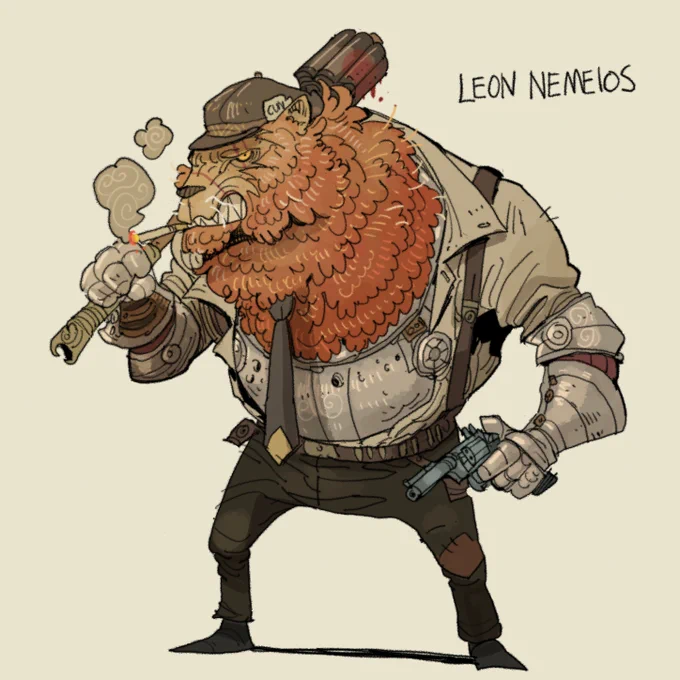 네메아의 사자 Nemean lion #characterdesign