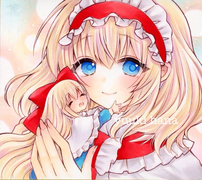 東風谷早苗 「早苗さん 例大祭で委託していただくミニ色紙 #東方