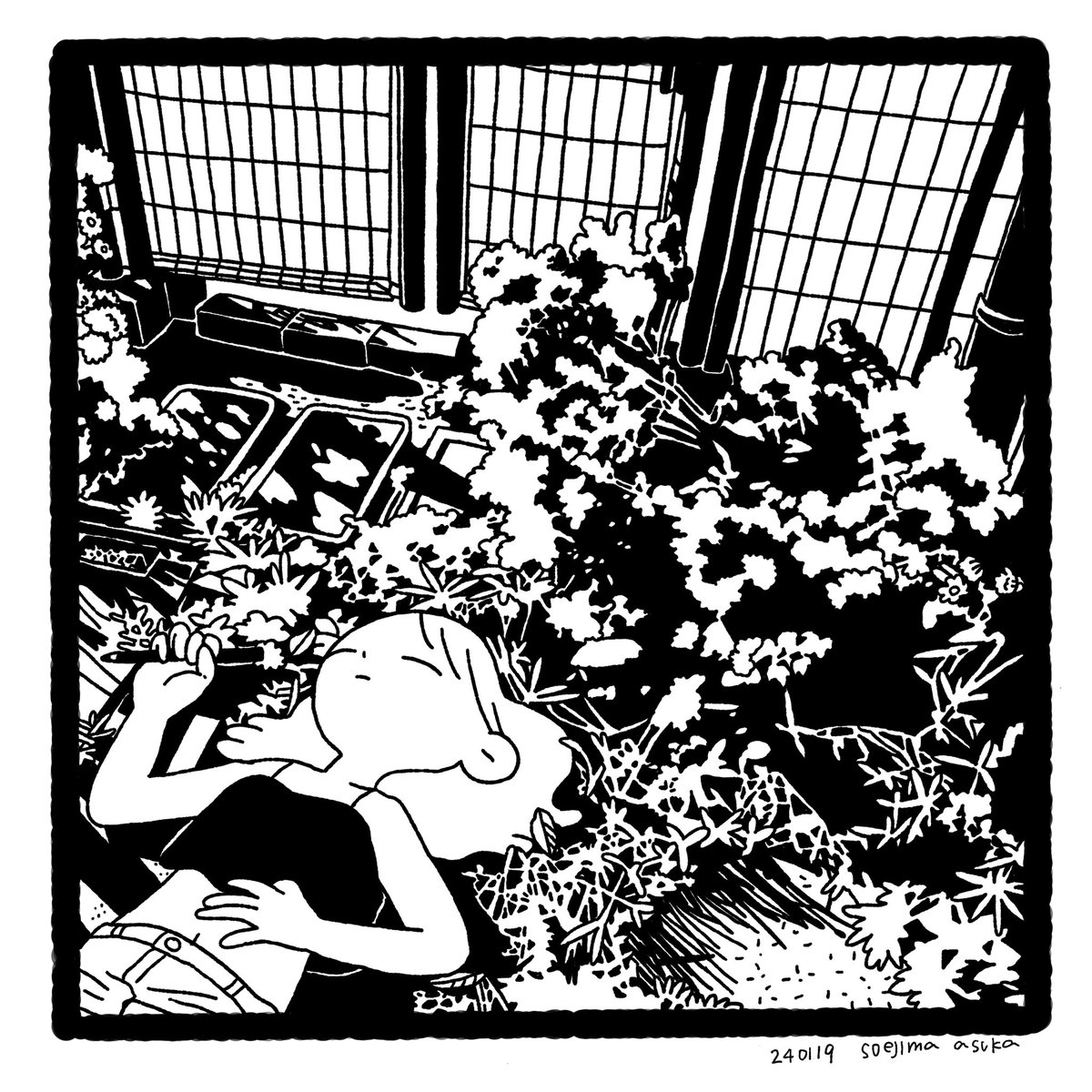 tat_asb_'s tweet photo. 活動初期はイラストとも絵画とも漫画とも写真ともつかない不思議な絵を目指していました
名前のない物をつくってみたかったんです

 #イラストレーションの日 https://t.co/flddkRasH8
