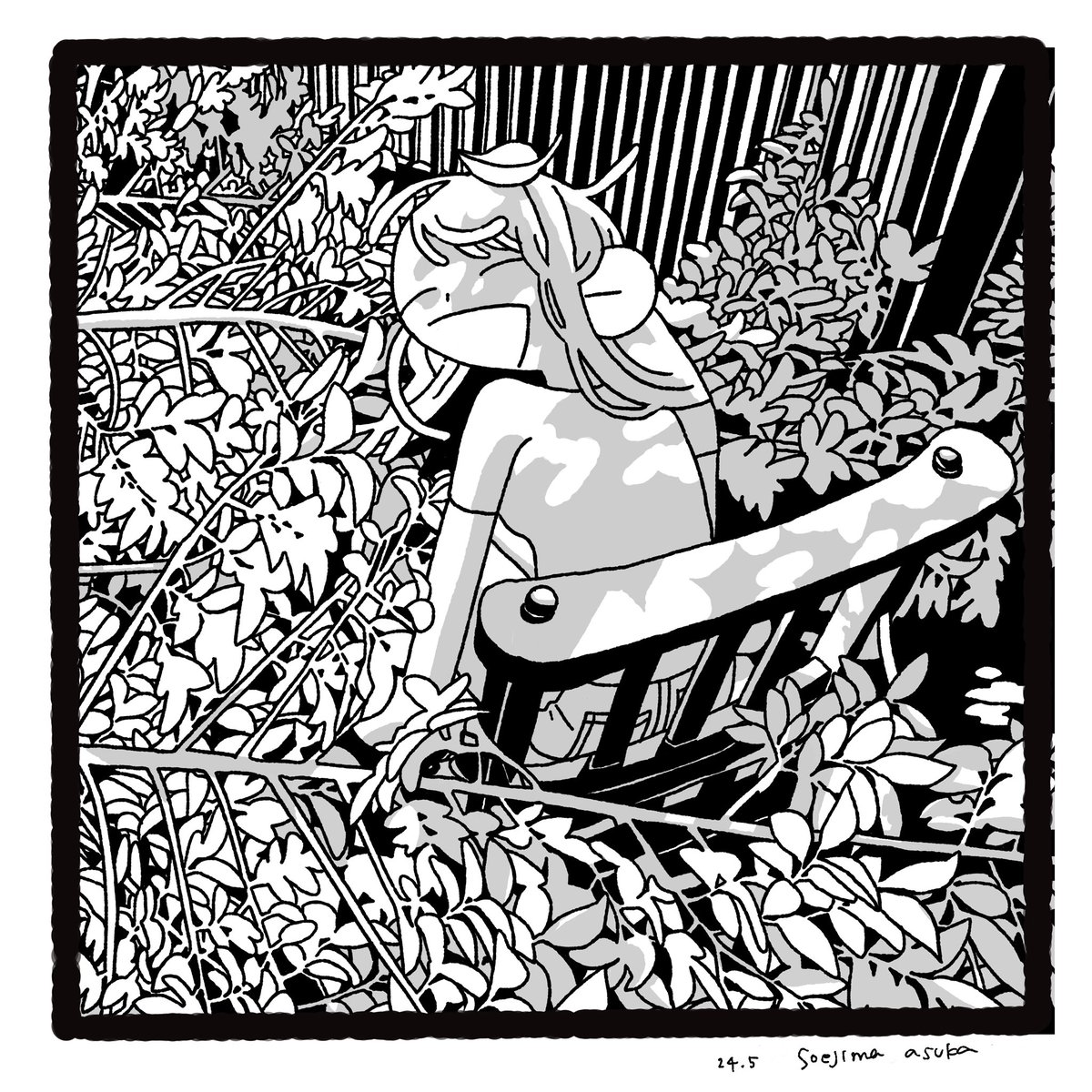 tat_asb_'s tweet photo. 活動初期はイラストとも絵画とも漫画とも写真ともつかない不思議な絵を目指していました
名前のない物をつくってみたかったんです

 #イラストレーションの日 https://t.co/flddkRasH8