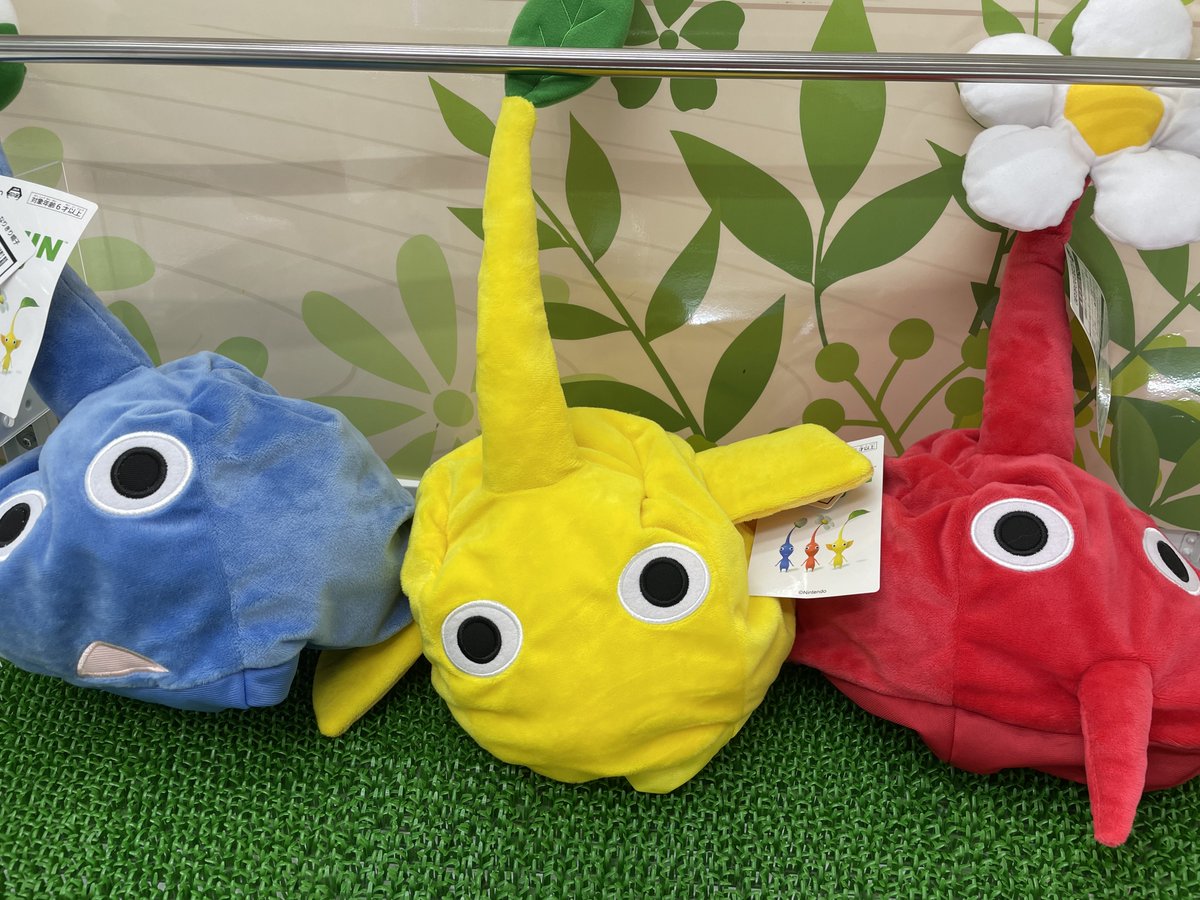 imabari_R's tweet photo. 景品入荷情報✨
ピクミンなりきり帽子投入中です🌼
引っこ抜かれてあなただけについていく♪
#ピクミン
#ラクイチラクザ https://t.co/S0Ma5I2qc8