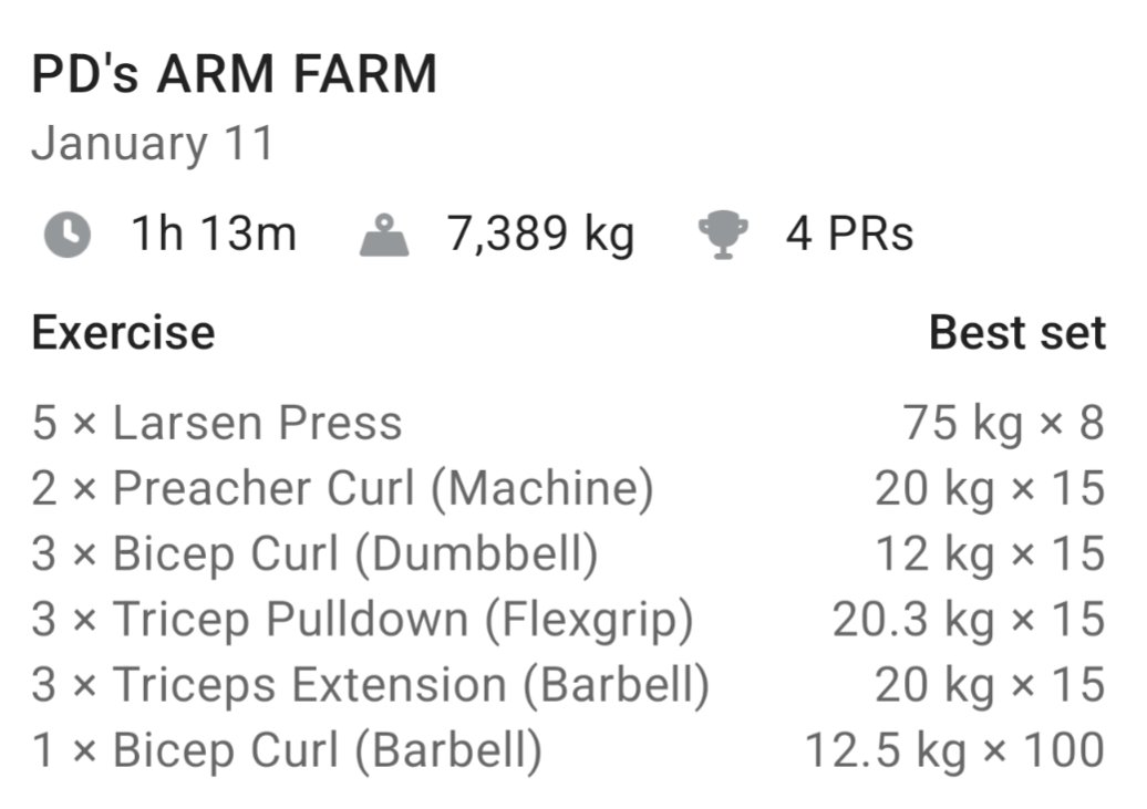 PsychoMartin131's tweet photo. Decided to take a trip to @KitWilson_PD & @EltonPrince_PD's ARM FARM (via @WWESheamus).
Can confirm, that finisher is a forearm burner. And for some reason the bar was freezing 🥶.
But the work got done! Now on to the first show of the year and my 1600th match!
#BraveChange https://t.co/lzQYMKSeBR