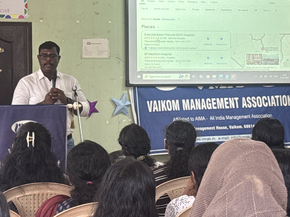 R3InfoSolutions's tweet photo. First Session in the year 2025‼️

Happy to interact with young minds.

Thankyou Management Association of Vaikom (VMA) and ICM Computers Thalayolaparambu.
#VMA #ManagementAssociation #ICMComputers #R3Infosolutions #LearnFromRupesh #StartUp https://t.co/ILK1eAaoAS
