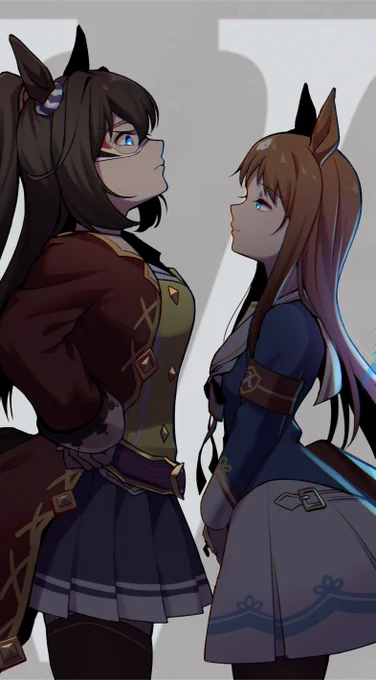 #ウマ娘#エルコンドルパサー #グラスワンダー ※クリック推奨(再掲) 