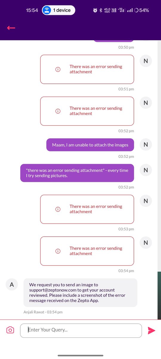 NavshrutiSingh's tweet photo. @ZeptoNow 
Struggling to get help from the Support Team. It's been an hour. 
Is this the price that we customers have to pay for using Zepto Supersaver? 
These are the images of the product I received in exchange for the same product (which was half empty). https://t.co/W1GXtuTz9a