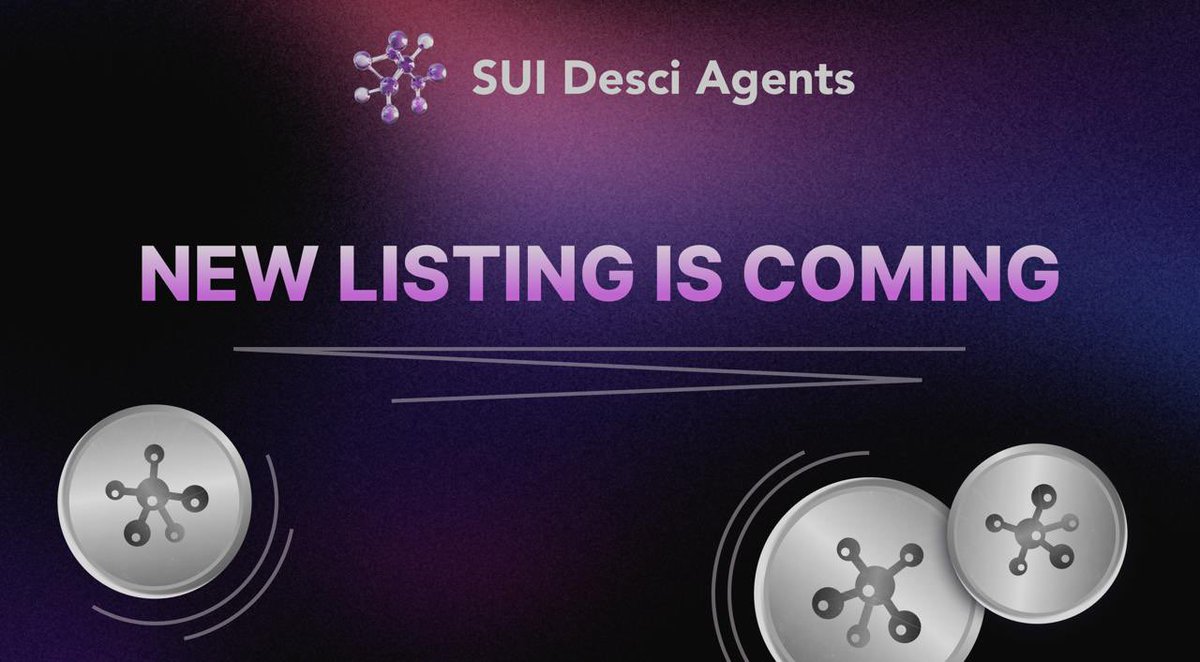On January 17th, SUI $DESCI Agents takes a major leap forward, listing on a global cryptocurrency platform with 9M+ investors across 150+ countries. 🌍✨

This milestone will introduce $DESCI to a vast, international audience, accelerating its mission to revolutionize #DeSci. 🚀