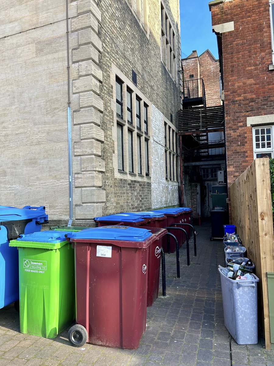 A Bounty Of Big Bedford Bins with Blue lids, standing Beside other Bins that are smaller By comparison But are Beginning to Become totally Brimming with Bottles!
#AlphabetChallenge #WeekBForB