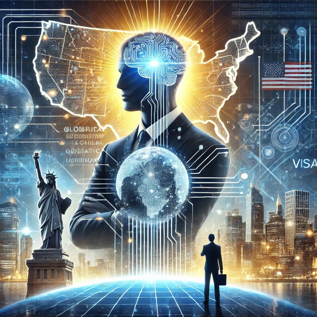 H1B_AI's tweet photo. #H1BVisaReform: A potential game - changer! A flexible system can attract global AI &amp; tech elites to the US, fueling innovation. It might trigger breakthroughs, new startups, and a booming job market. Embrace change for a brighter, collaborative future! 💡🚀 #H1B #AI https://t.co/Tyoc7qXgXI