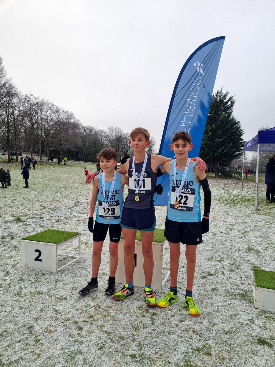 Third place for Evan in the Inter Districts this morning 👏🙌 <a href="/gnaac1/">Giffnock North A.C.</a>