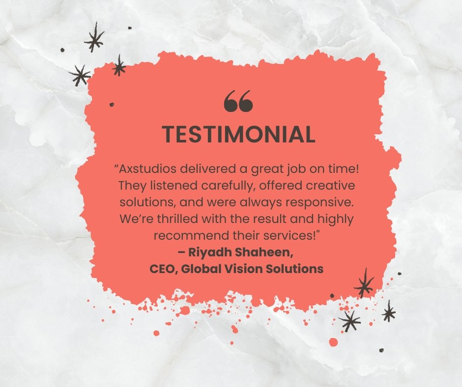 axstudioss's tweet photo. Congratulations 👏 🎉 and Amazing work team axstudios. 

Feedback from one of our clients from the Middle East. https://t.co/vYT9p74z0U