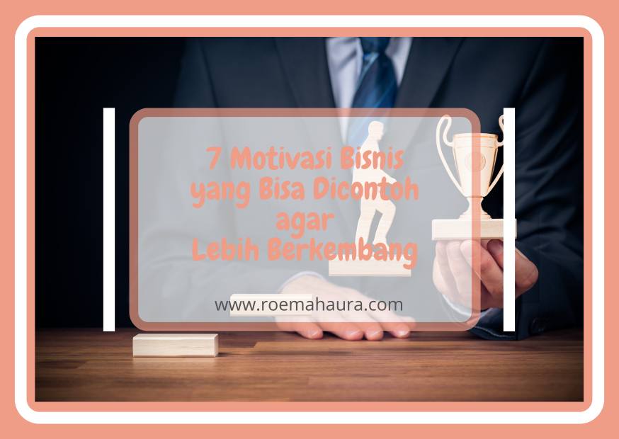 Sebagai pemimpin yang ingin membuat karyawannya selalu bersemangat harus memiliki motivasi tinggi. Berikut ini tujuh motivasi bisnis yang bisa Anda adaptasi dalam kehidupan sehari-hari

roemahaura.com/motivasi-bisni…