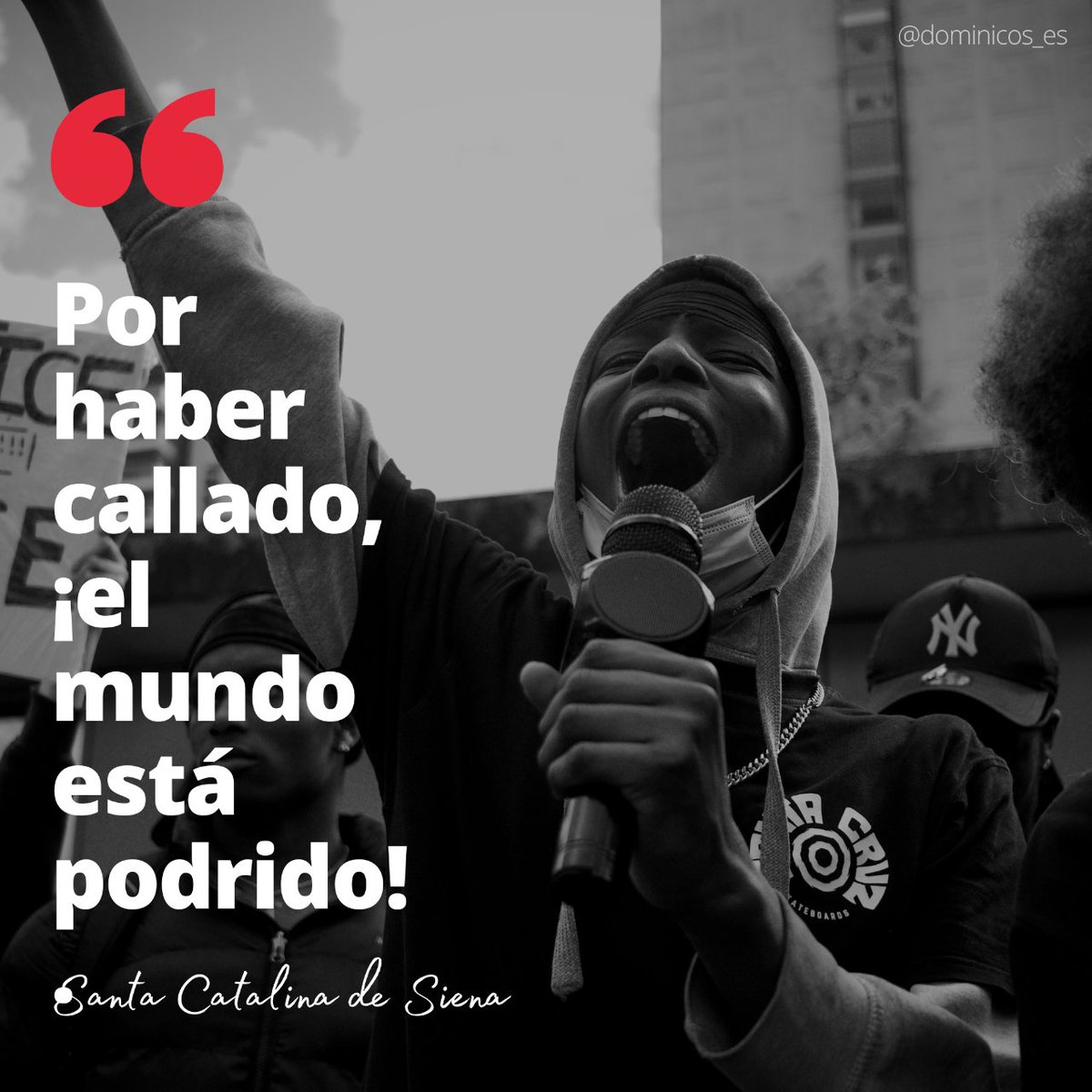 “¡Basta de silencios! ¡Gritad con cien mil lenguas! porque, por haber callado, ¡el mundo está podrido!” Santa Catalina de Siena

#FelizSábado #FelizSábadoATodos