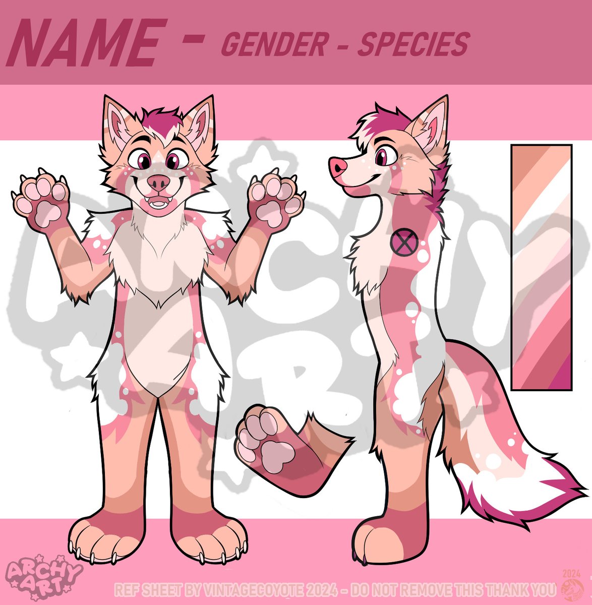 ✨Canine Adoptable - Multi-View!✨ 
£20 Or Best Offer - Will also consider art!
 Base by @/VintageCoyote // Design by me 
Can be ABd here -> ko-fi.com/s/5d7626b3cc
✨Please Comment or DM offers✨ 
#furryadopt #furryadopts #commsopen #furryart
#furry <a href="/TheDealersDen/">The Dealers Den</a>