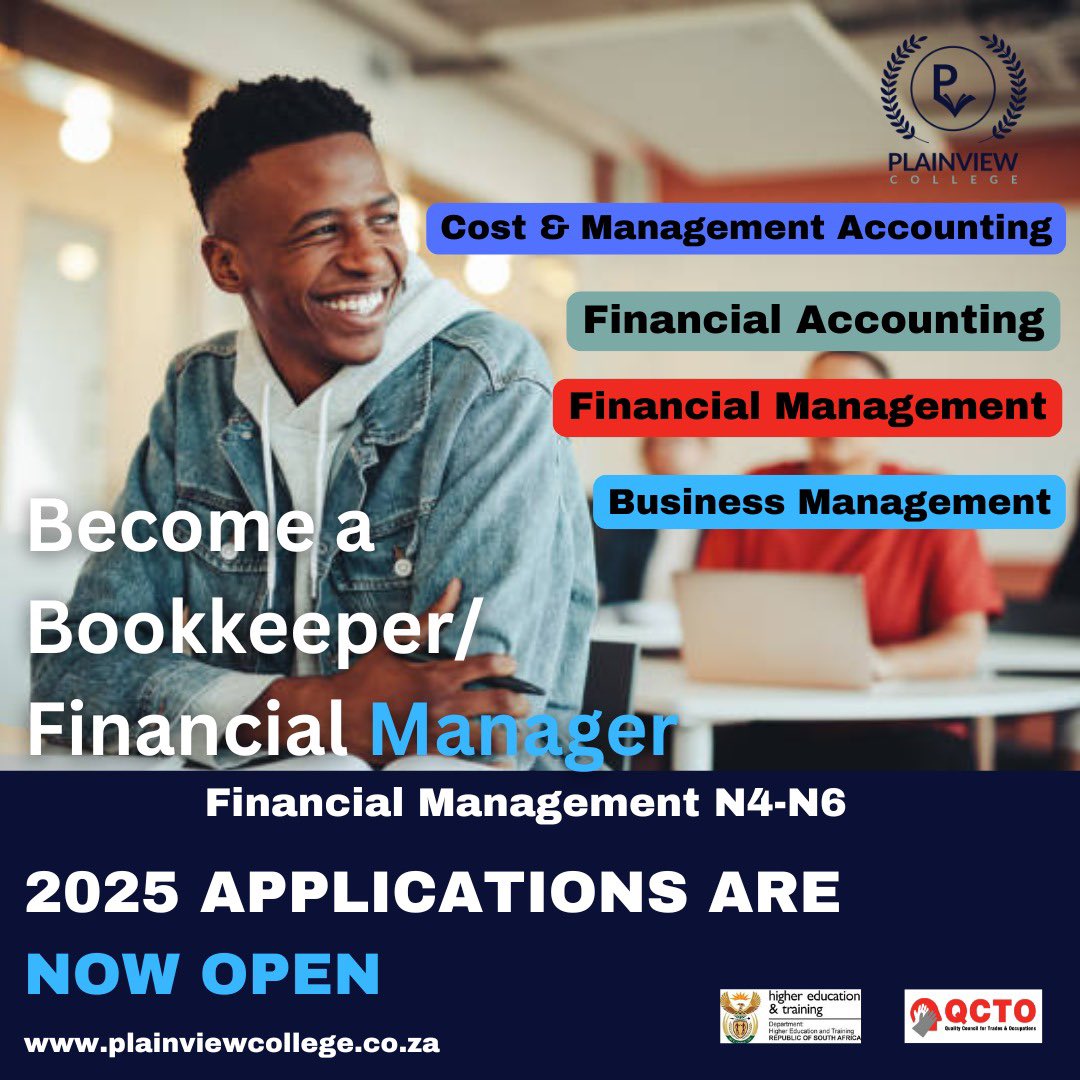mr_faku's tweet photo. Admissions for 2025 are now open at Plainview College JHB and Mthatha campuses 🎓 Secure your spot and make your dreams a reality with our educational term loans, in partnership with Capitec Bank. 
Apply today 
#mbuyiseni #CapitecEducation #R40m https://t.co/7zNyajaqg8
