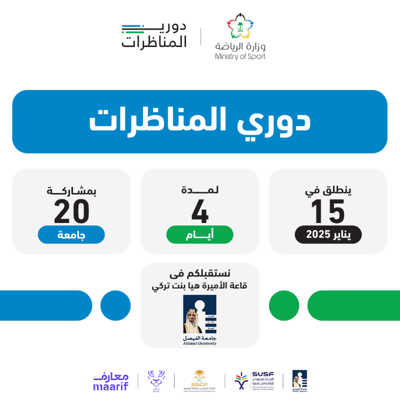 mosgovsa's tweet photo. كن جزءًا من الحدث💡
🗓️| 18-15 يناير 
📍| جامعة الفيصل

#دوري_المناظرات_2025