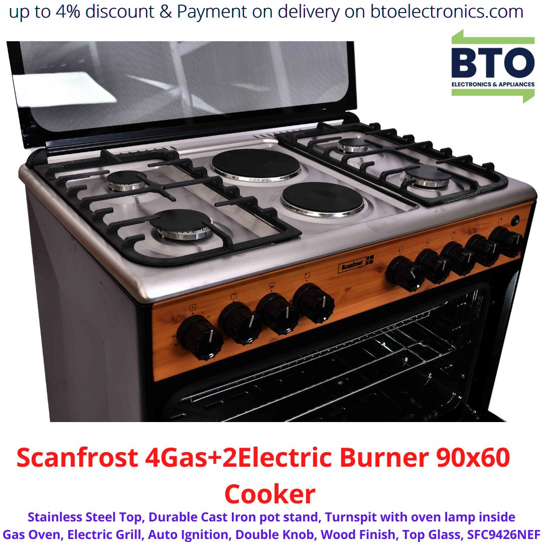 paymentplanco's tweet photo. Scanfrost 4gas 1 electric burner
Wood finish
Auto ignition 
Electric grill function 
#Scanfrost #EverythingOnAPaymentPlan #BuyNowPayLater #AbujaTwitterCommunity https://t.co/bt5QLKTE1J