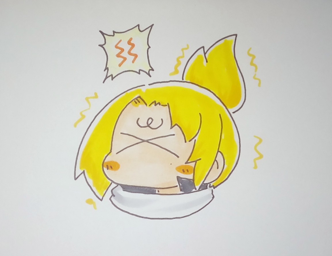 「状態:まひ 」|かぷちぃののイラスト