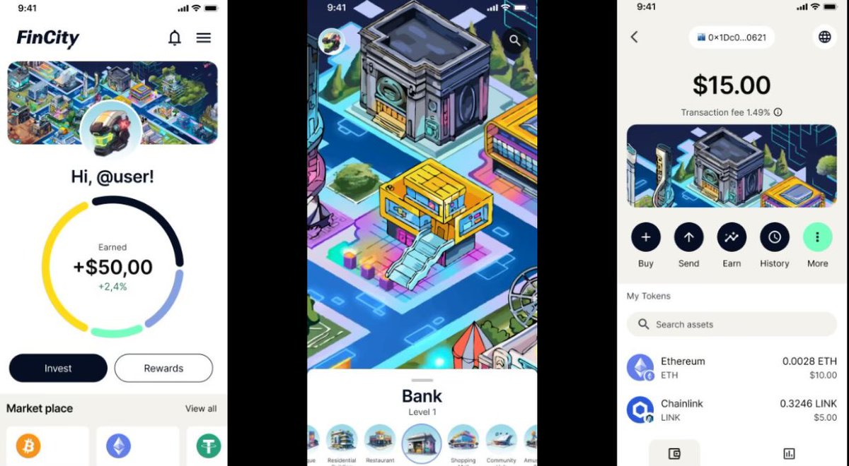 fincity_x's tweet photo. Big things are coming to FinCity! 🚀

Here’s a sneak peek at our next steps:

1️⃣ City Map Integration 🏙️
Get ready to explore FinCity like never before! Soon, you’ll navigate a vibrant, interactive cityscape and watch your progress come to life.

2️⃣ Transition to a Gamified Investment Platform 🎮💸
FinCity is evolving from a tapper game to a full-fledged gamified investment hub. Expect new features like staking, lending, and tools to build your financial freedom—all while having fun.

We’re building a city where finance meets fun, and you’re at the center of it all. Stay tuned, FinCitizens—this is just the beginning! 🌟