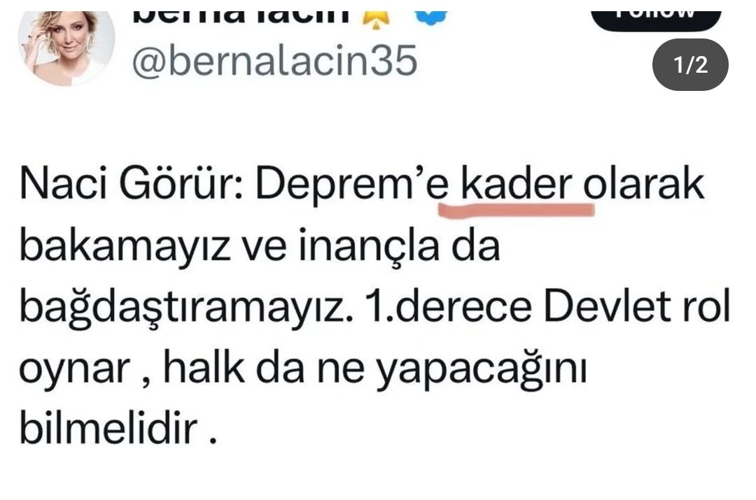 mehmetcakir_61's tweet photo. Türkiye'de deprem      /   ABD'de yangın 
olunca Berna👇    /        olunca Berna👇 https://t.co/aX18KmP1PR