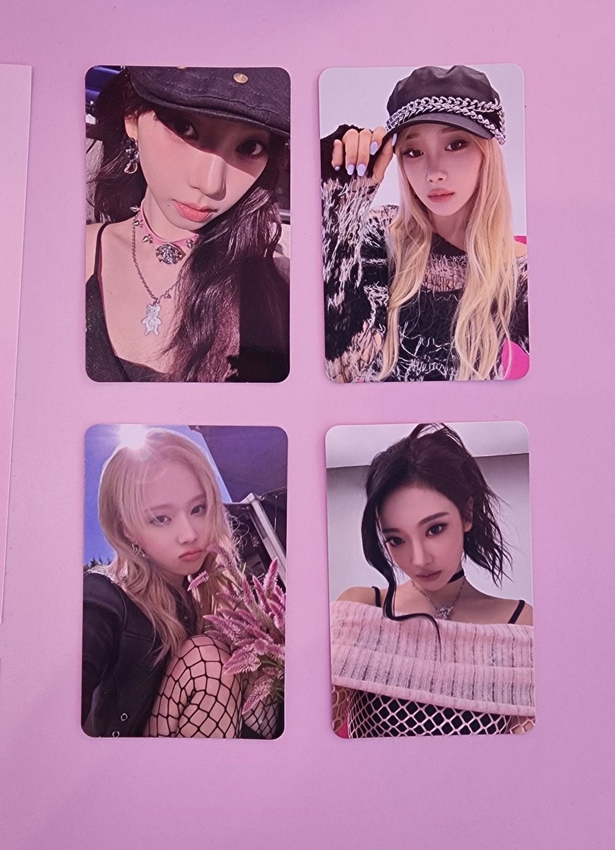 🔎 smtown live 2025 aespa - fortune scratch card set - group photo