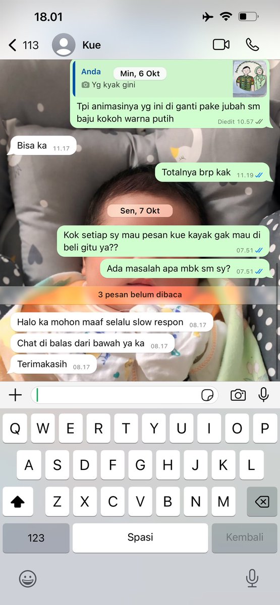 liaapuspitas's tweet photo. Ini tukang kue ter aneh wkwkw mau di spill gak nih tukang kue yg lumayan ternama di turen slowresponnya smpek berhari" emang berapasih yang order? Ratusan?? Ribuan??? #kuetart #Trending #turen https://t.co/33MtcGsZYh
