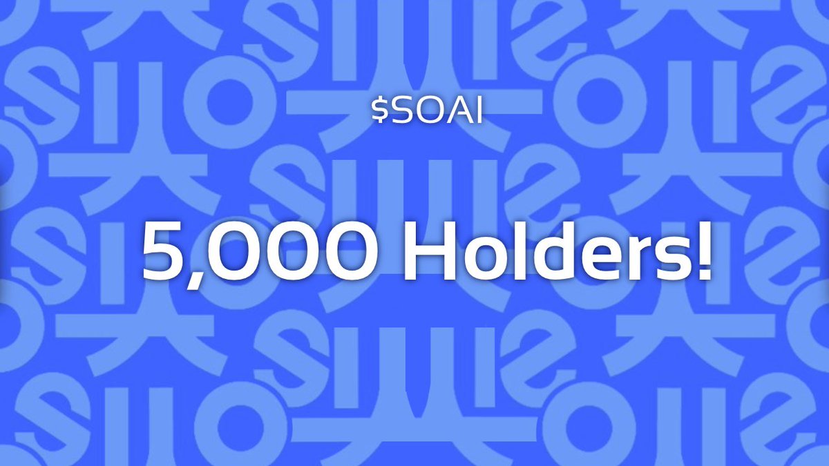 Our community has grown by 5,000 dedicated holders.

🧗‍♂️ The journey moves forward.