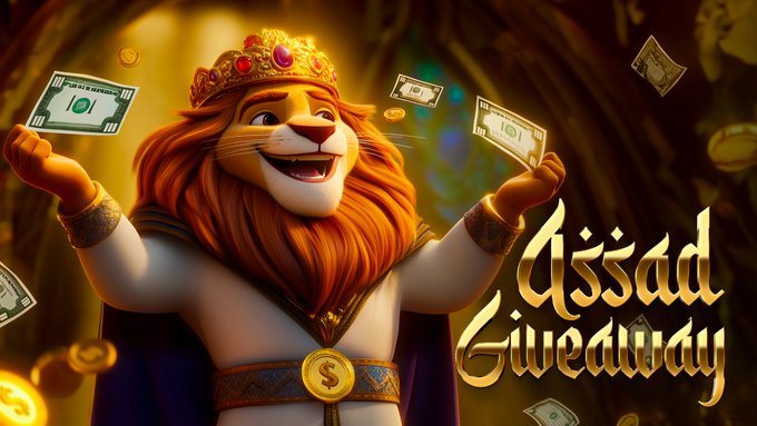 🚨 Reminder: King Assad Giveaway is LIVE! 🚨

💰 $200 in Prizes—don't miss out!

🎯 How to Join:
1️⃣ Follow: X: @AssadGame &amp; Telegram Group
2️⃣ Invite Friends: Retweet, tag friends &amp; share the Telegram link. Have them join + leave a positive comment about Assad.
3️⃣ Play the Game: