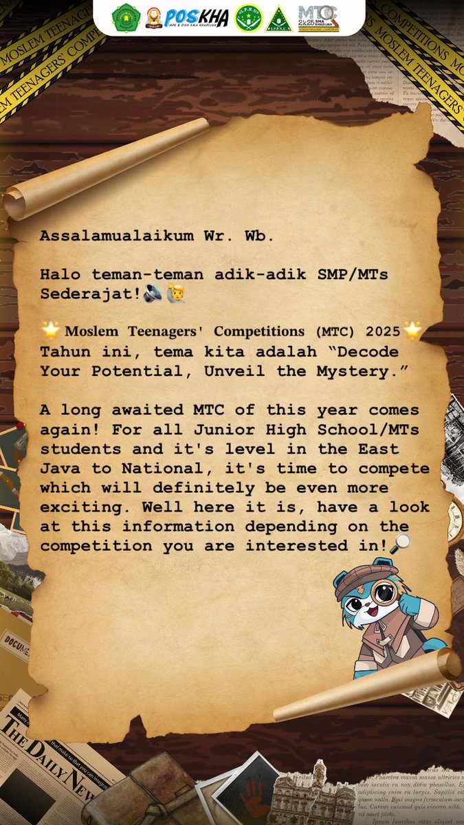 OSIS & MPK SMA Khadijah SBY tweet media