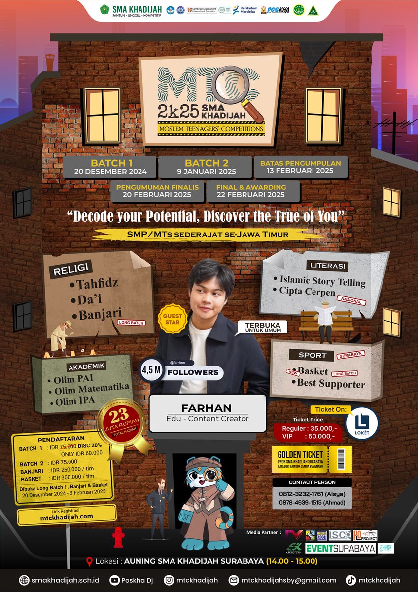 OSIS & MPK SMA Khadijah SBY tweet media