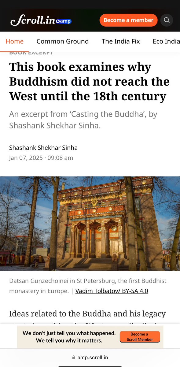 Early media coverage for Casting the Buddha. #Scroll # ThePrint# MoneyControl. 2500 years of #Buddhism #Buddha #Buddhist heritage #UNESCO World heritage sites