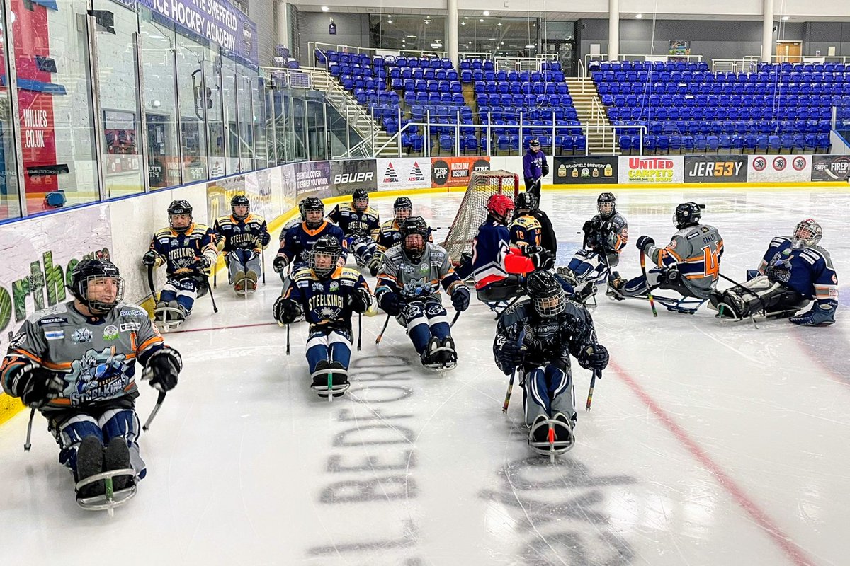 Another training session in the books as the players start to work hard to improve their strength and skill for all the upcoming events this year.

2025 is going to be a lot of fun 😁 

#HailToTheKings 👑 
#SheffieldSteelkings #ParaIceHockey