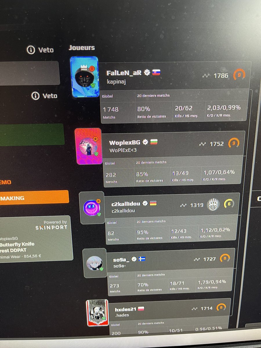 LambroLudo's tweet photo. Hello @FACEIT_Darwin @FACEITcs can you check this 2 lobby please ? Regards. https://t.co/SGD398lvVK